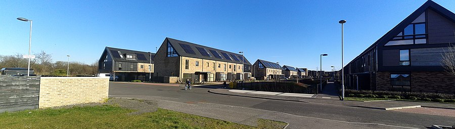 The 2014 Commonwealth Games athlete's village at Dalmarnock, Glasgow Auckland Wynd, Dalmarnock 2016-03-07.jpg