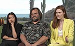 Thumbnail for File:Awkwafina, Jack Black &amp; Karen Gillan in 2019 2.jpg