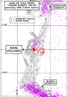 Early surface bathymetry of Axial Seamount