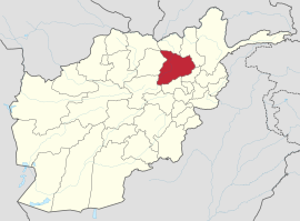 kaart van Baghlan
