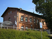 Bahnhofsgebäude des Bahnhofs Sömmerda
