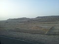 Vistas en la carretera Dinoma - mar Muerto, desierto de Neguev.