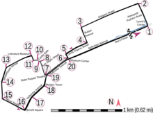 Baku Formula One circuit map.png