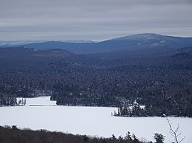 Плешива (Rondaxe) планина, Old Forge NY, изглед на изток 3 март 2018 г.jpg