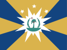 Flag of Santa Terezinha do Tocantins, Tocantins, Brazil