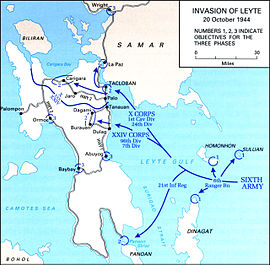 Battle of Leyte map 1