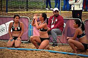 Deutsch: Beachhandball bei den Olympischen Jugendspielen 2018; Tag 6, 11. Oktober 2018; Mädchen, Platzierungsrunde - Amerikanisch Samoa-Hongkong 0:2 English: Beach handball at the 2018 Summer Youth Olympics at 11 October 2018 – Girls Consolation Round – American Samoa-Hong Kong 0:2