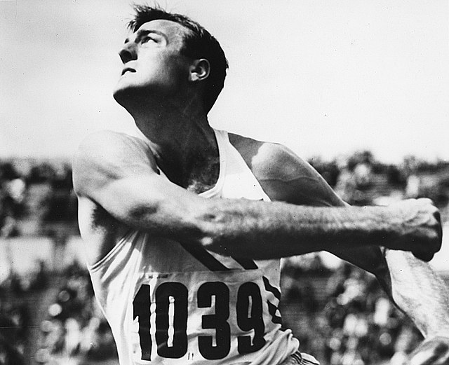 Mathias at the 1952 Summer Olympics