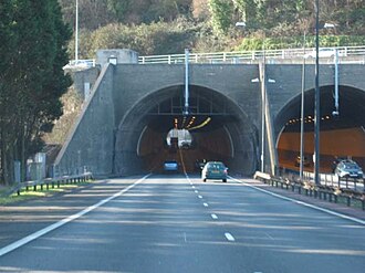 The eastern portal. Bryn Glas Tunnels M4 (Eastern Portal) - geograph.org.uk - 109138.jpg