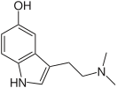 Representación de la estructura química.