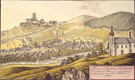 Svojanov en 1815, par Joann Venuto.