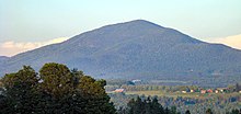 View of the west side of Burke from Pudding Hill in Lyndon.