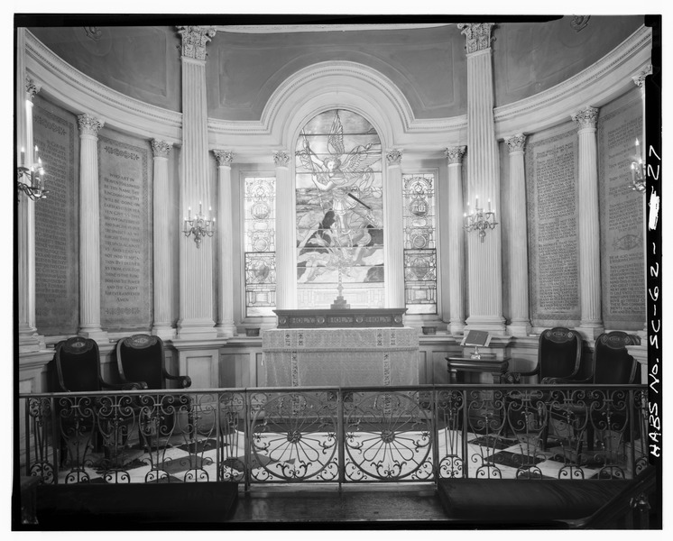 File:CHANCEL DETAIL - St. Michael's Episcopal Church, 80 Meeting Street, Charleston, Charleston County, SC HABS SC,10-CHAR,8-27.tif