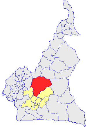 Departemen lokasi di Kamerun