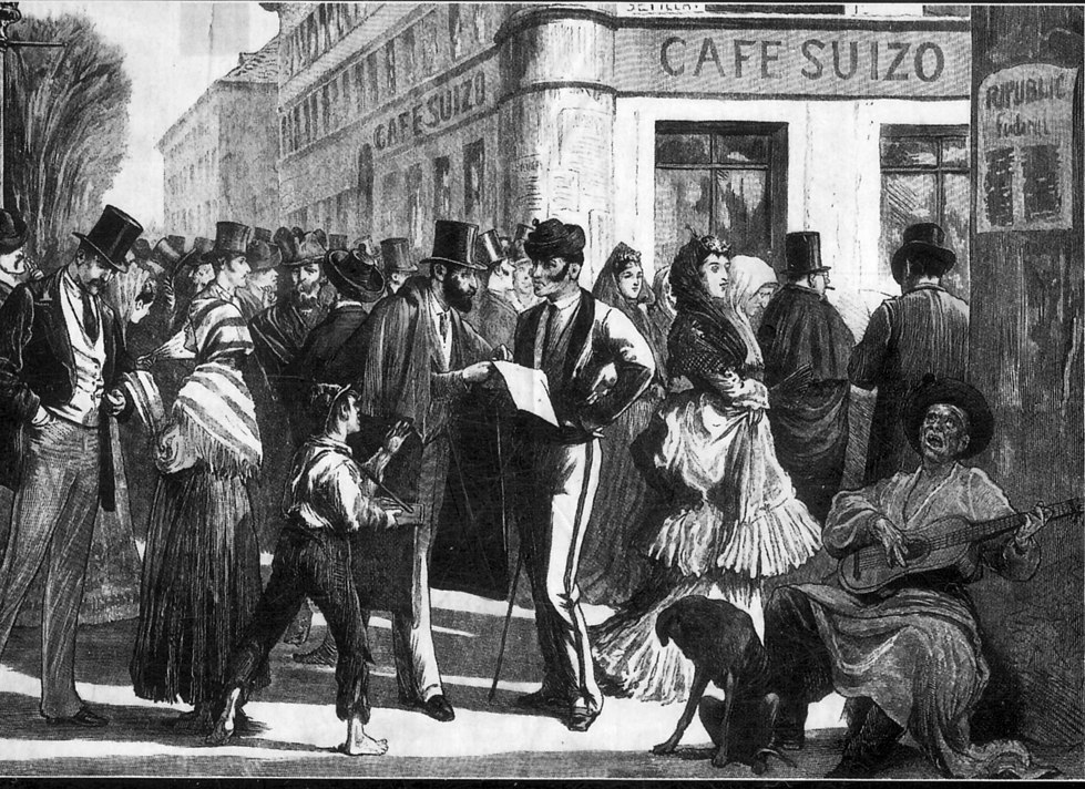 «Cafe Suizo en Madrid» (c. 1873).