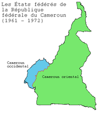 Description de l'image Carte des États de la République fédérale du Cameroun.png.