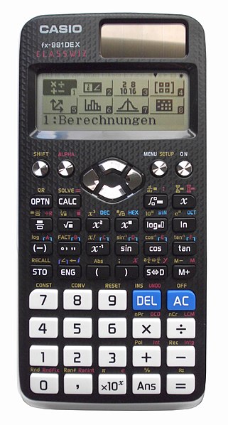 Casio fx-991DE X - A modern Digital calculator from Casio with a dot matrix "Natural Textbook" LCD
