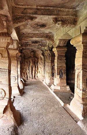 Rock cut Cave 4, Badami