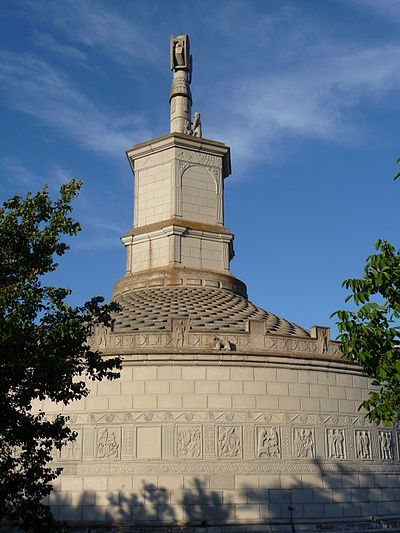 The Tropaeum Traiani monument in Adamclisi commemorating Roman victory over Dacians (Modern reconstruction)