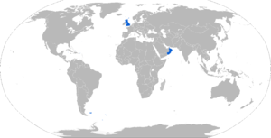 Map of Challenger 2 operators.