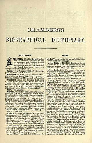 <i>Chambers Biographical Dictionary</i>