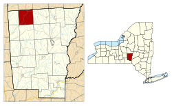 Chenango County NY Otselic town highlighted.svg