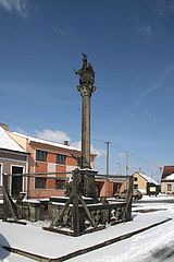 Plague column in Choltice