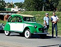 * Nomination Citroen 3CV in parade of 200º anniversary of Tandil, Argentina --Ezarate 23:25, 14 April 2023 (UTC) * Decline  Comment The door is  Overexposed . Fixable? --Augustgeyler 18:36, 20 April 2023 (UTC) see now, reduced --Ezarate 22:58, 20 April 2023 (UTC)  Oppose I'm sorry to oppose to this nice nomination, but it seams the details at the door are burned out and can't be restored. --Augustgeyler 06:23, 21 April 2023 (UTC)