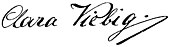 signature de Clara Viebig