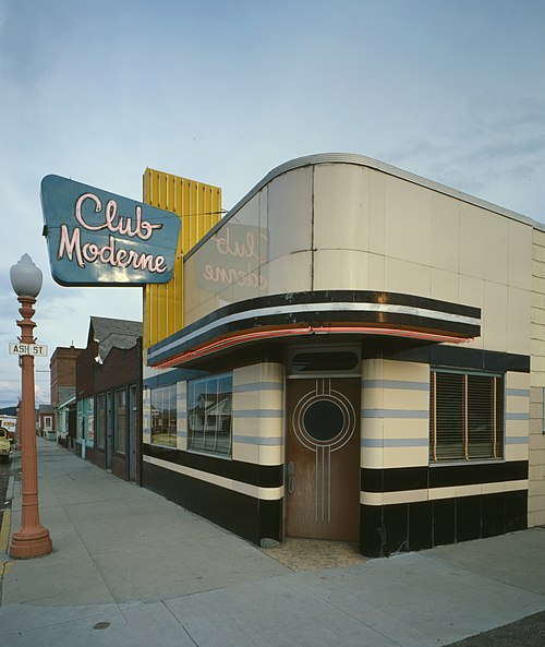 Club Moderne (1937), Anaconda (Historic American Buildings Survey)