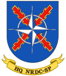 Coat of Arms of the NATO Rapid Deployable Corps-Spain Headquaters.svg