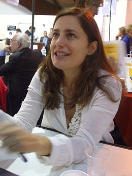 Colombe Schneck à la foire du livre 2010 de Brive la Gaillarde.JPG