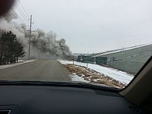 Surface fire at the West Lake Landfill, February 2014 CommunityPicture.jpg