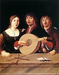 Concert, 1485-95 Londres