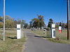 Portões do Memorial da Confederação em Mayfield