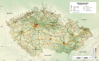 Czech Republic - Czechomoravia - geographic map - cz.svg