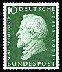 Briefmarken-Jahrgang 1958 Der Deutschen Bundespost