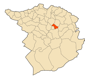 Localisation de Tlemcen