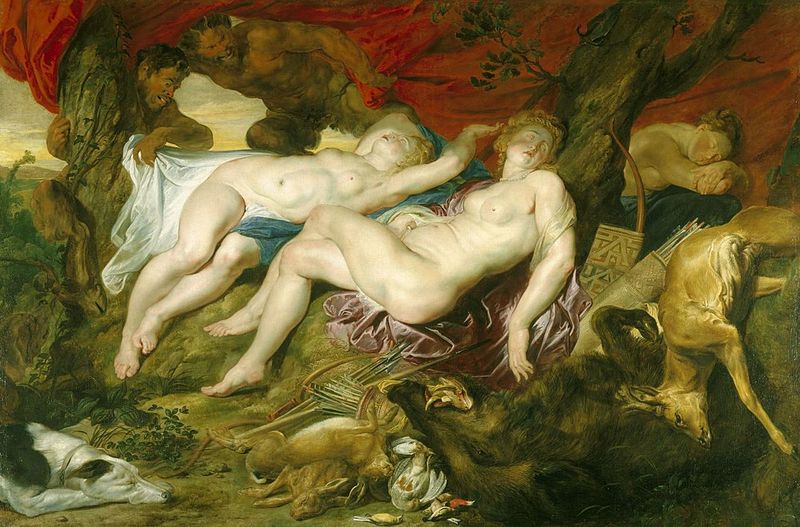 File:Diana and her Nymphs Spied Upon by Satyrs, 1616.jpg