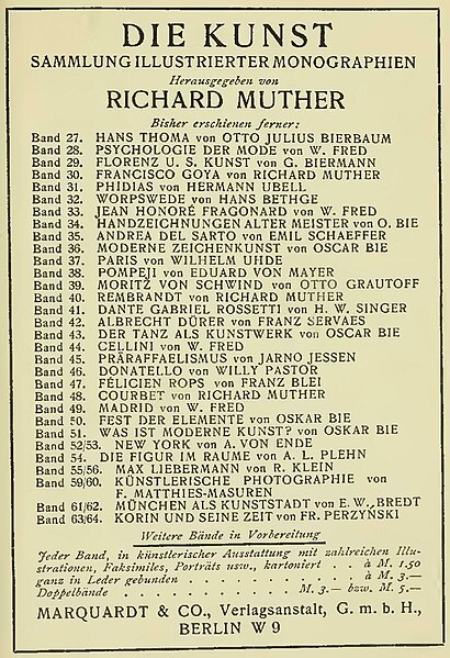 File:Die Kunst. Sammlung illustrierter Monographien - Übersicht der Bände, 1909 b.jpg