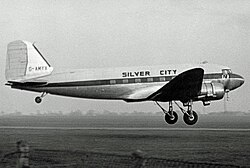 Eine Douglas C-47 der Silver City Airways