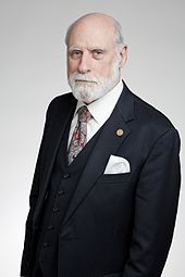 Vinton Cerf, Internet pioneer, received the 2018 Benjamin Franklin Medal in Computer Science. Dr Vint Cerf ForMemRS.jpg