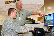 兵士の訓練に使われるドライビング・シミュレーション・ソフトウェア