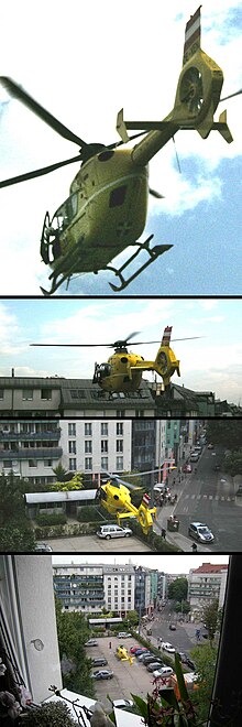 Landung des Christophorus 9 in Wien