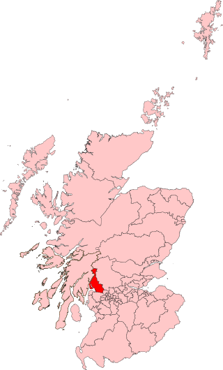 <span class="mw-page-title-main">Dumbarton (UK Parliament constituency)</span> Parliamentary constituency in the United Kingdom, 1983–2005