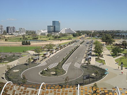 Perth Stadium Bus Station E37 Perth Stadium Open Day 132 (cropped).JPG