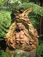 The Commission managed a number of significant gardens in the Dandenong Ranges such the William Ricketts sanctuary at Kalorama. Earthly Mother.jpg