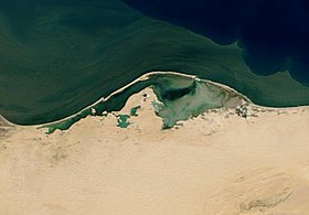 Fotografija lagune iz satelita