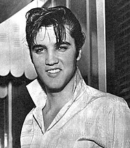 Elvis Presley had three songs on the year-end top 50, the most of any artist in 1958. Elvis Presley.jpg