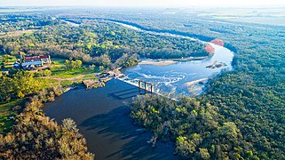 Aguas Corrientes Rezervuarı, Santa Lucia Nehri